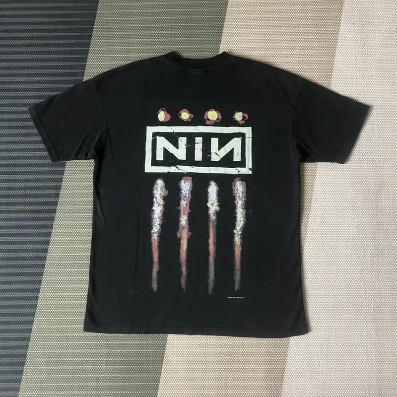 Винтажная футболка Saint Michael NIN