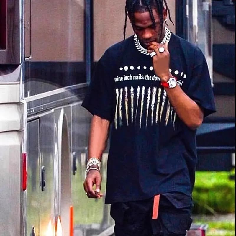 Винтажная футболка Saint Michael NIN