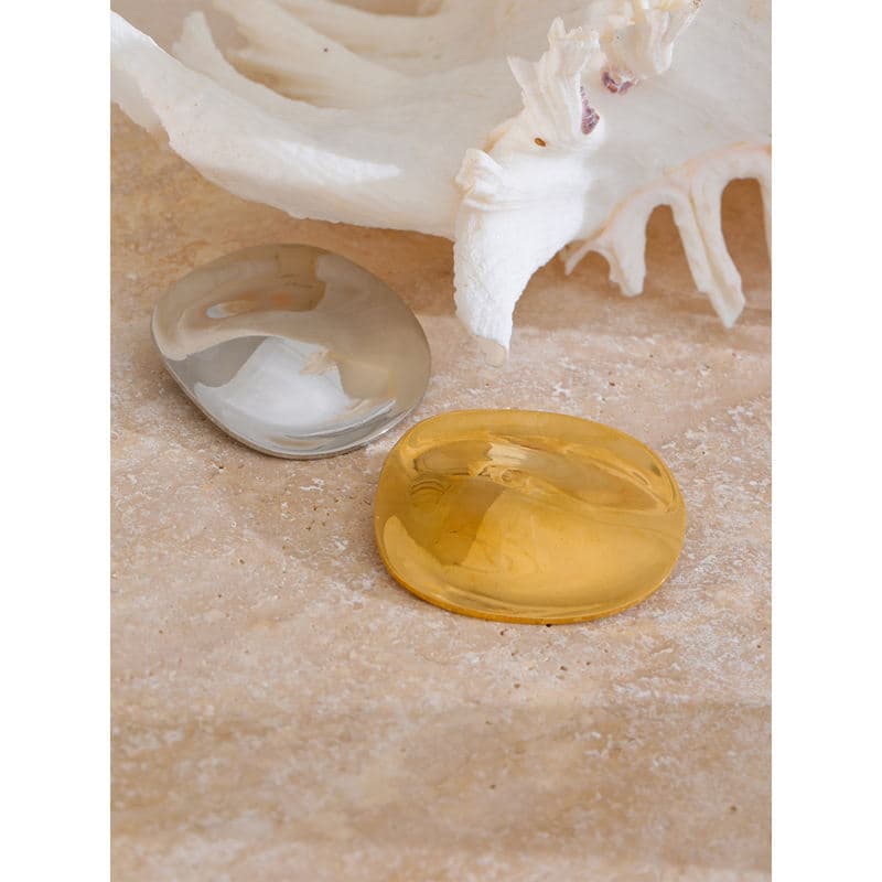 Круглая металлическая брошь Yhpup