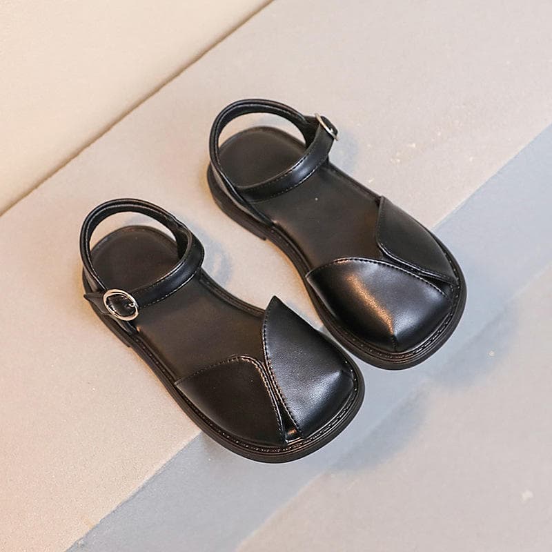 Мягкие ретро сандалии для девочек