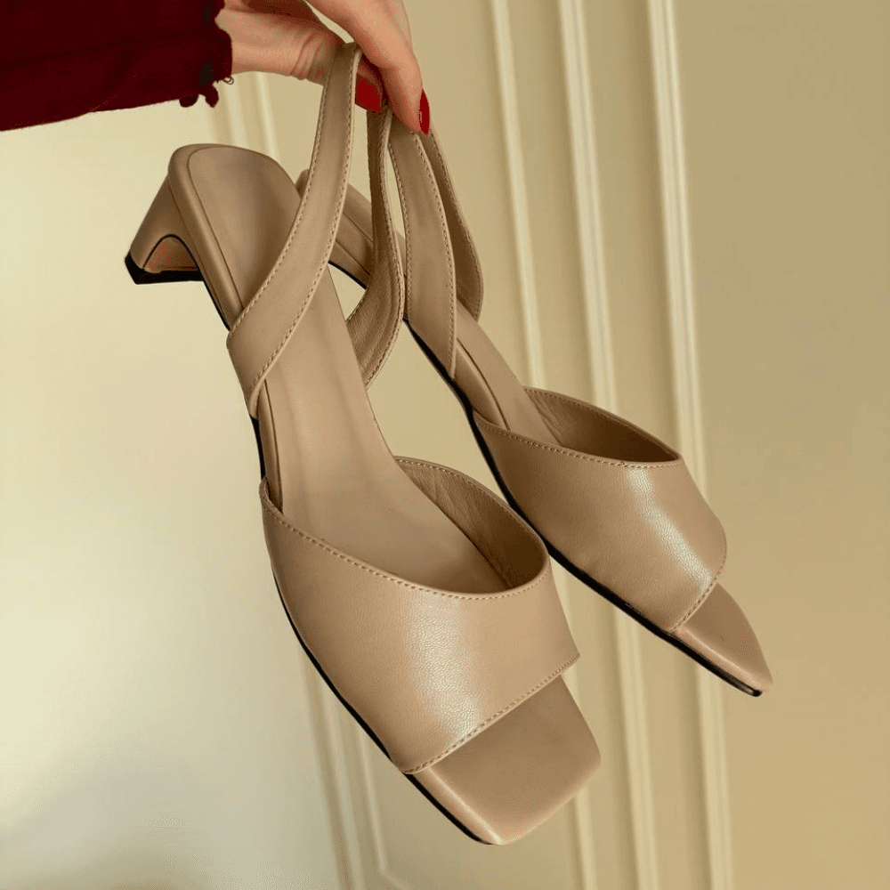 Женские сандалии FEDONAS леопард каблук