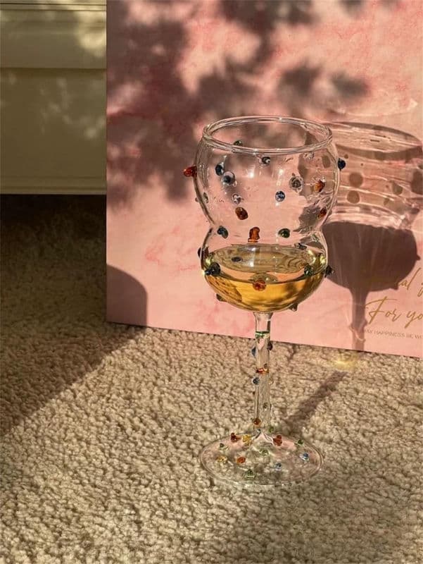 Цветной бокал боросиликатное стекло