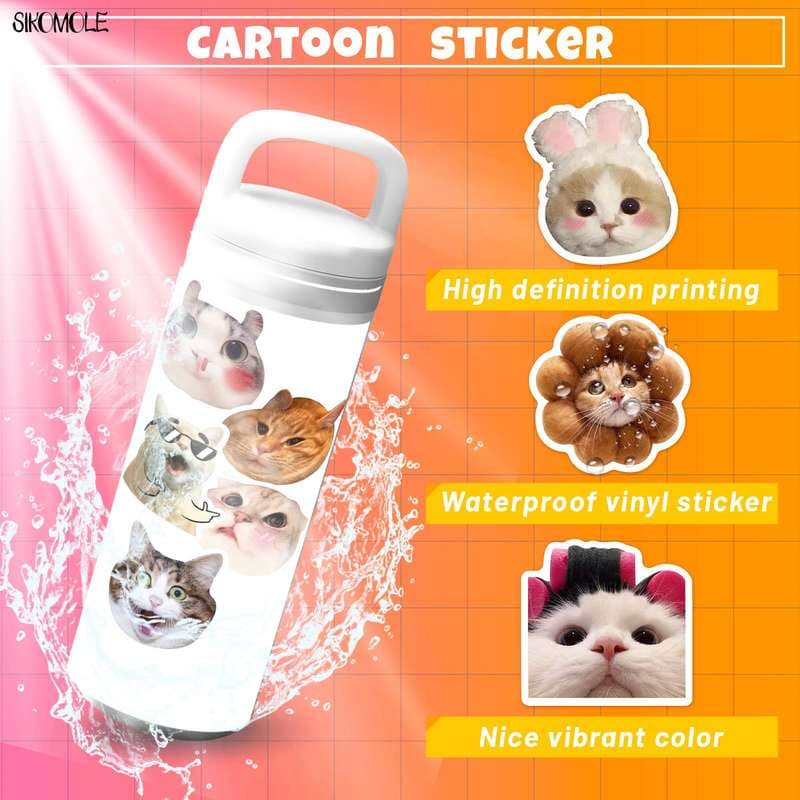 Детские наклейки котики SIKOMOLE