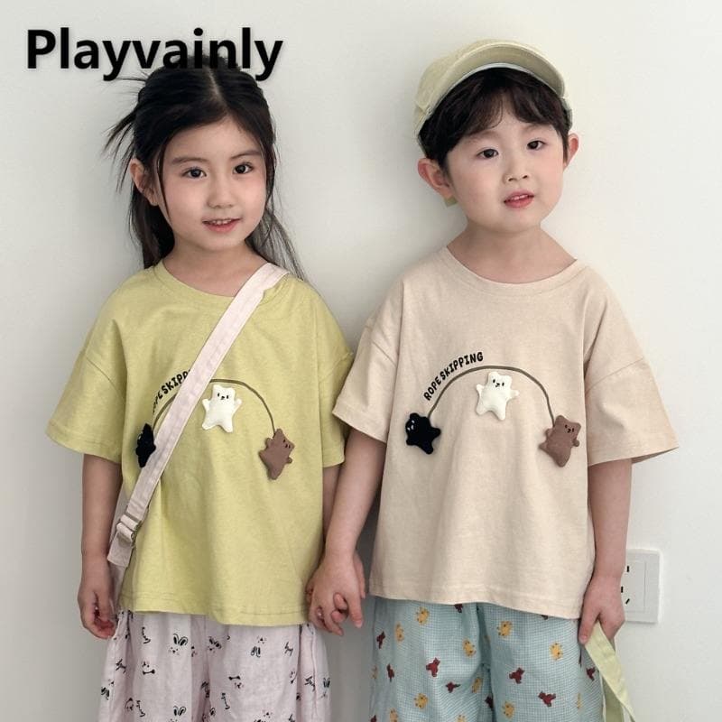 Детская футболка с мультяшным принтом