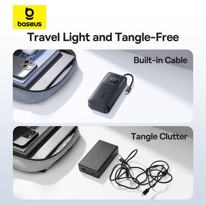 Power Bank Baseus 65W выдвижной кабель