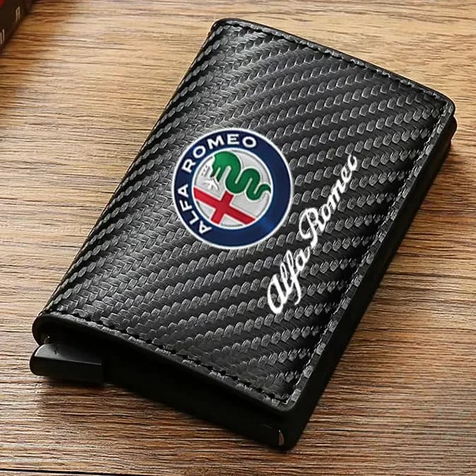 Карбоновый RFID картхолдер Alfa Romeo