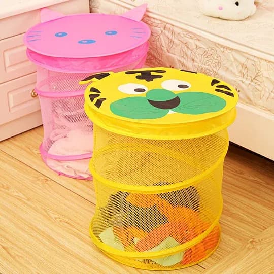 Складная корзина для хранения игрушек