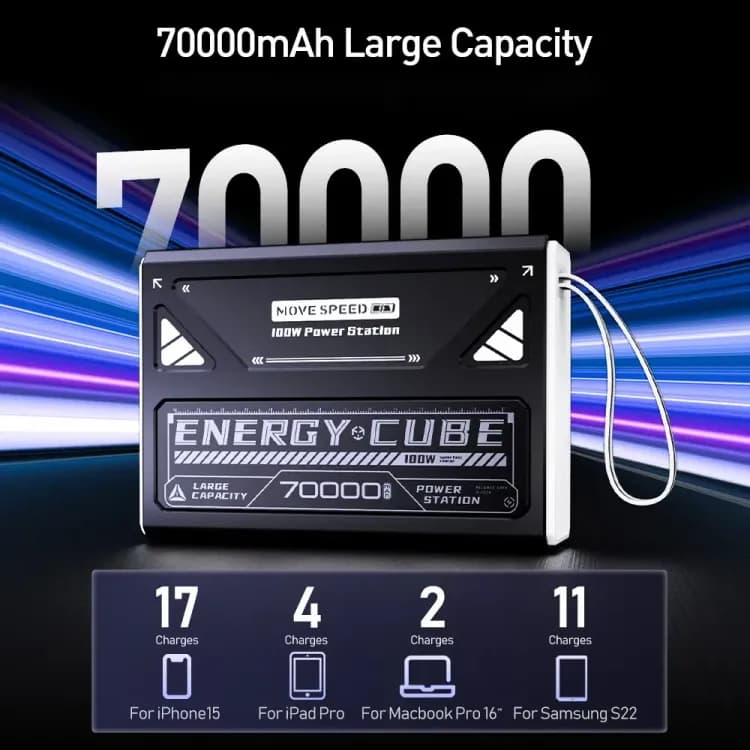 MOVESPEED Z70Pro Power Bank 70000 мАч