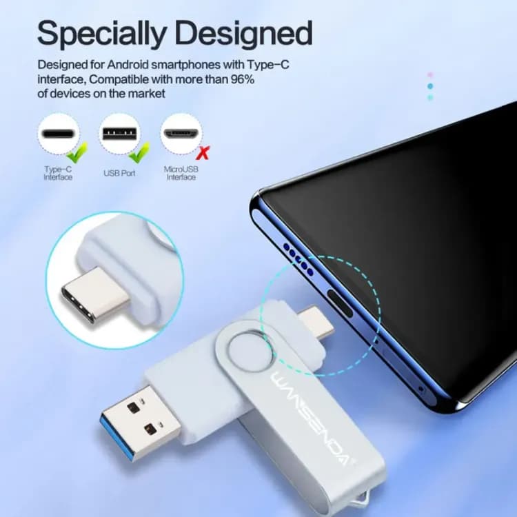 Флешка WANSENDA USB Type-C 3.0