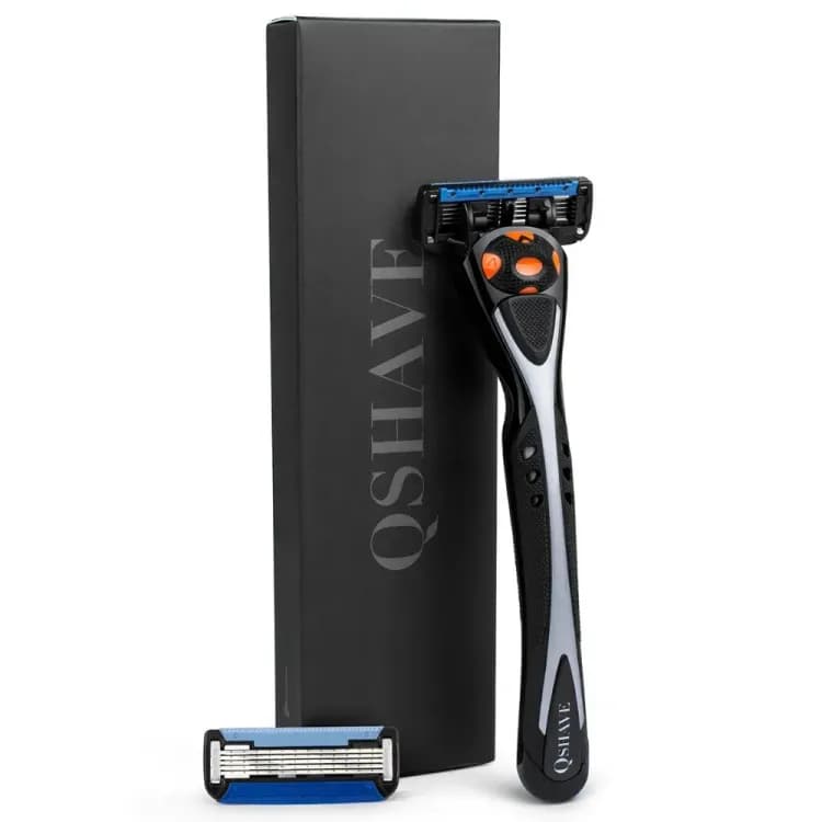 Черная ручная бритва Qshave