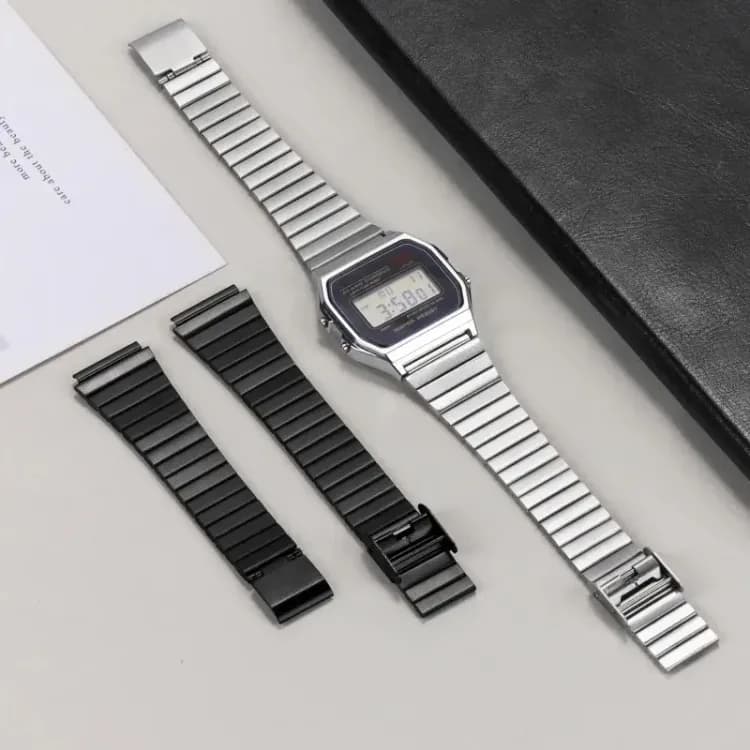 Стальной ремешок для часов CASIO 18мм