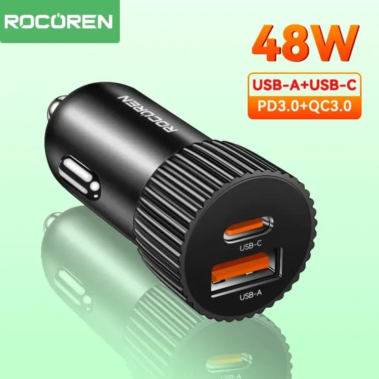 Быстрая зарядка Rocoren в авто