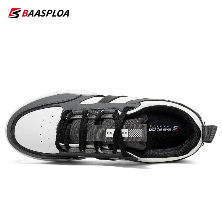 Мужские кожаные кроссовки Baasploa