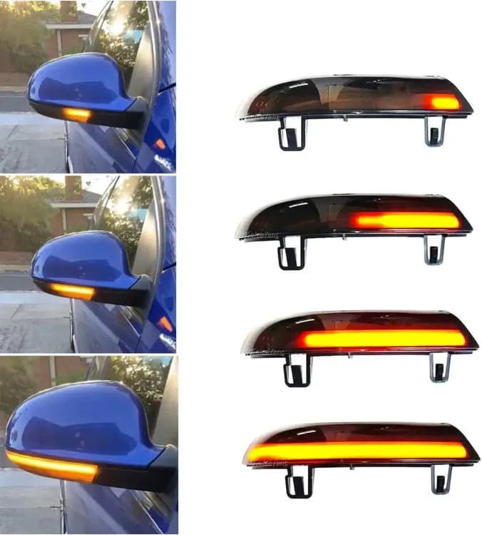 Динамические поворотники LED VW зеркала