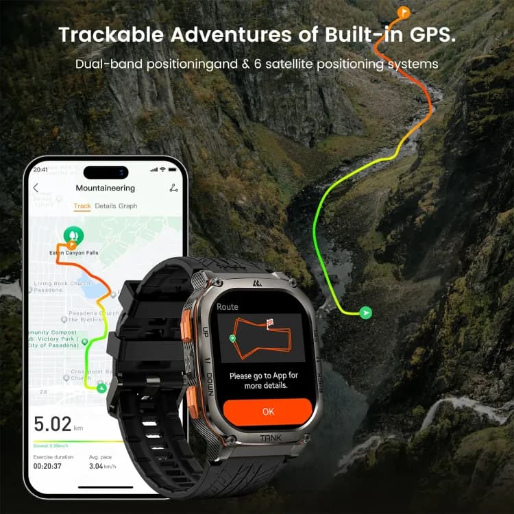 Умные часы KOSPET TANK M3 Ultra GPS