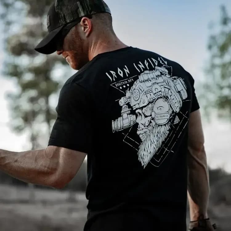 Мужская футболка Til Valhalla хлопок
