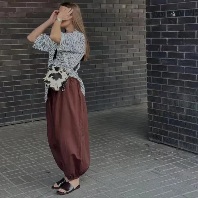 Женские летние брюки палаццо