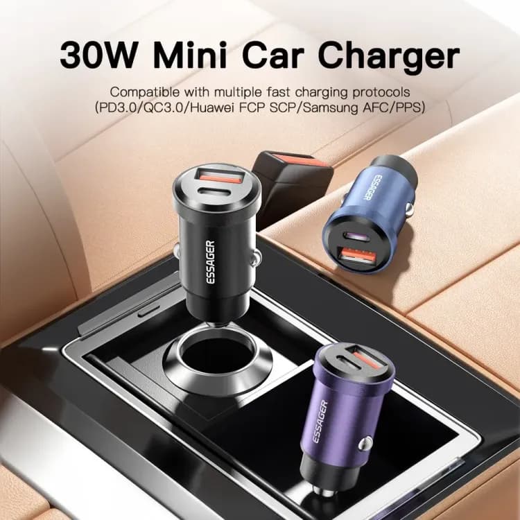 Автомобильное ЗУ Essager 30W USB