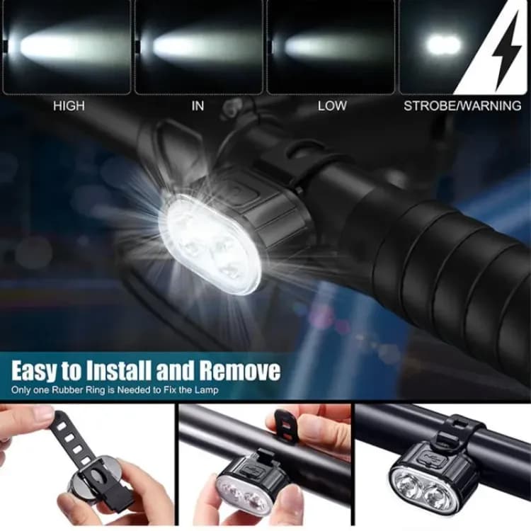 Велосипедные фонари SANMOCYC USB