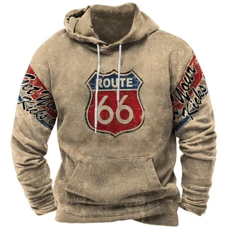 Мужской пуловер Route 66 винтаж