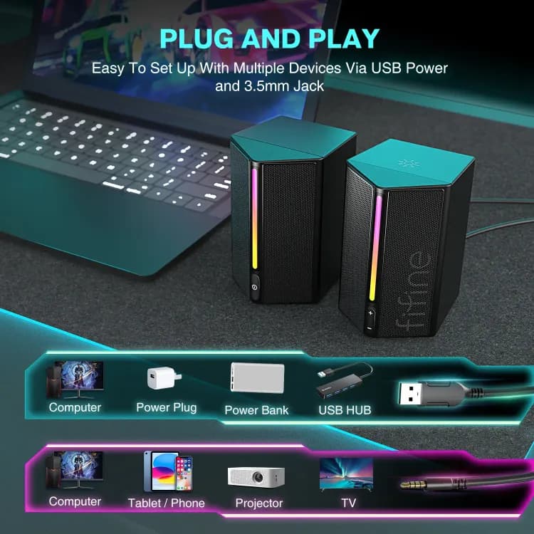 FIFINE A20 RGB колонки для ПК