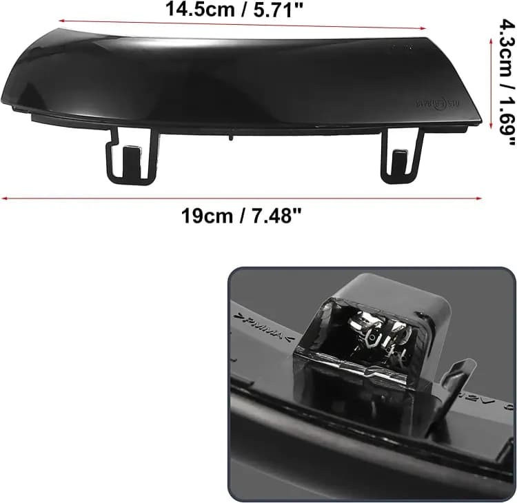Динамические поворотники LED VW зеркала