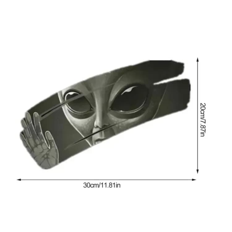 3D наклейка Инопланетянин на автомобиль