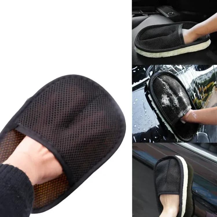 Плюшевая перчатка для мойки авто