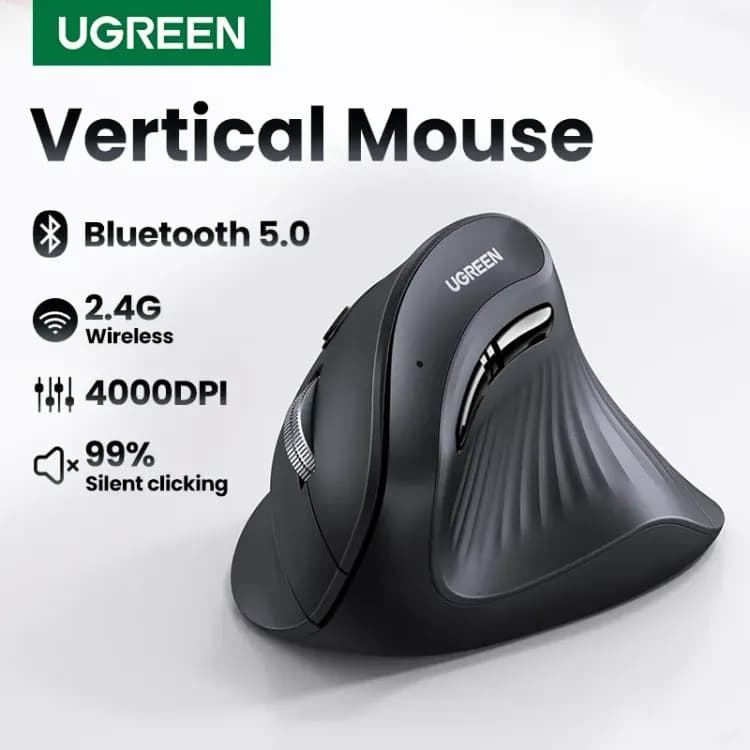 Вертикальная беспроводная мышь UGREEN MU008