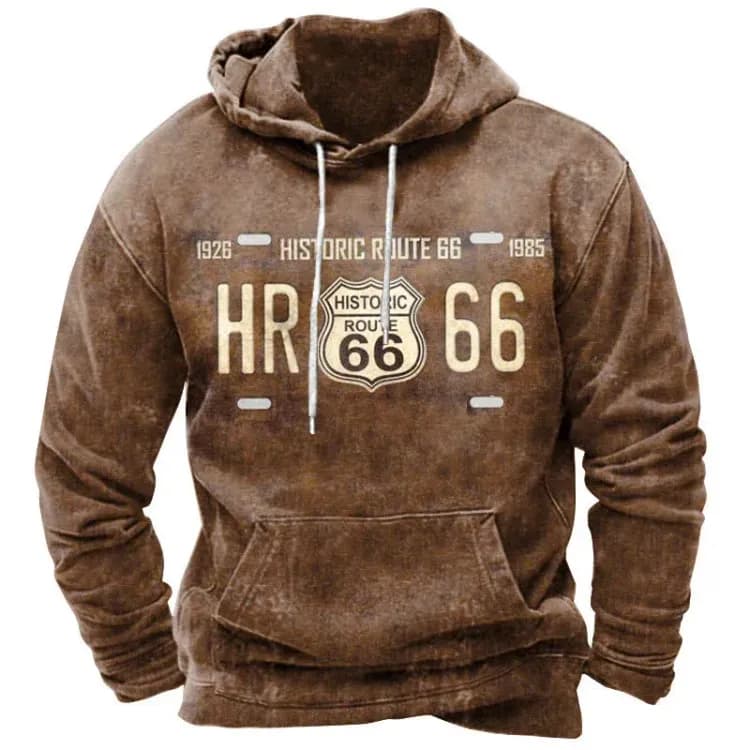 Мужской пуловер Route 66 винтаж