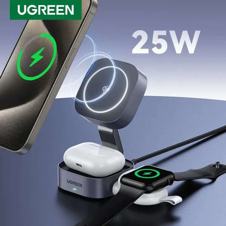 UGREEN Qi2 магнитная зарядка-подставка