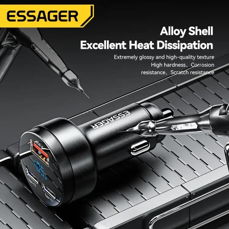 Автомобильная зарядка Essager 105 Вт
