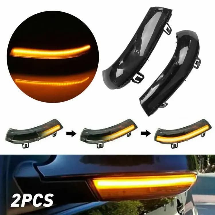Динамические поворотники LED VW зеркала
