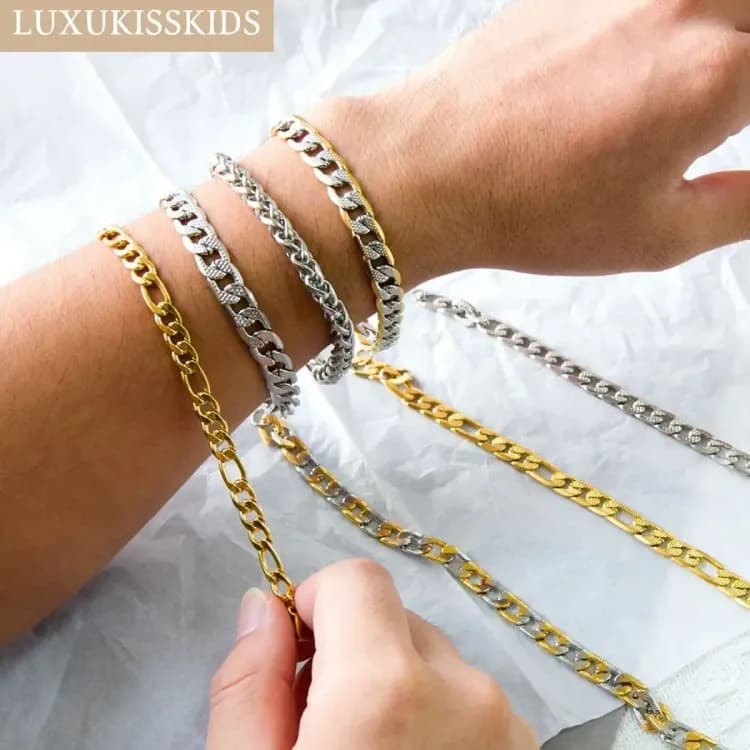 Стальной браслет LUXUKISSKIDS на руку