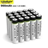 Миниатюра Аккумуляторы LiitoKala AAA 900 мАч