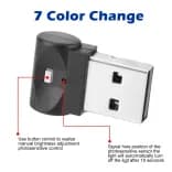 Миниатюра Мини USB LED светильник авто