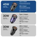 Миниатюра Автомобильное ЗУ Essager 30W USB