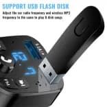 Миниатюра Автомобильный FM-трансмиттер Bluetooth зарядка