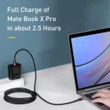Миниатюра Кабель Baseus USB-C на USB-C 100 Вт 2м