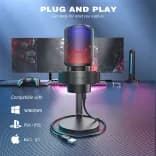 Миниатюра Студийный USB-микрофон FIFINE A8 RGB