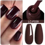 Миниатюра Гель-лак LILYCUTE кофейно-коричневый флакон