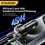Миниатюра Автомобильная зарядка Essager 105 Вт