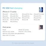 Миниатюра Силиконовый кабель KUULAA USB-C Lightning