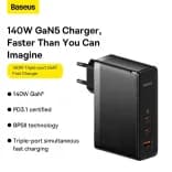 Миниатюра Настольное зарядное устройство Baseus 140W