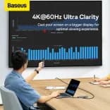 Миниатюра USB-C хаб Baseus 8 портов