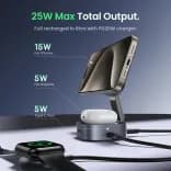 Миниатюра UGREEN Qi2 магнитная зарядка-подставка