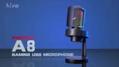 Миниатюра Студийный USB-микрофон FIFINE A8 RGB