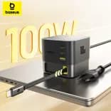 Миниатюра Настольное зарядное Baseus 100 Вт