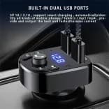 Миниатюра Автомобильный FM-трансмиттер Bluetooth зарядка