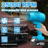 Миниатюра Ручной турбовентилятор Makita 18В